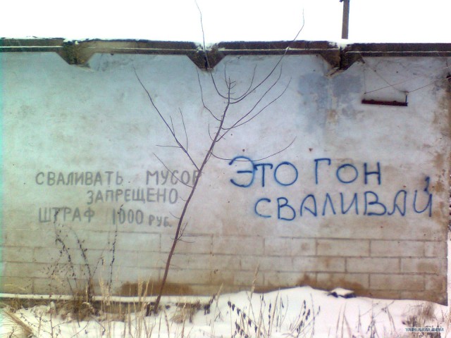 Заборное  творчество.