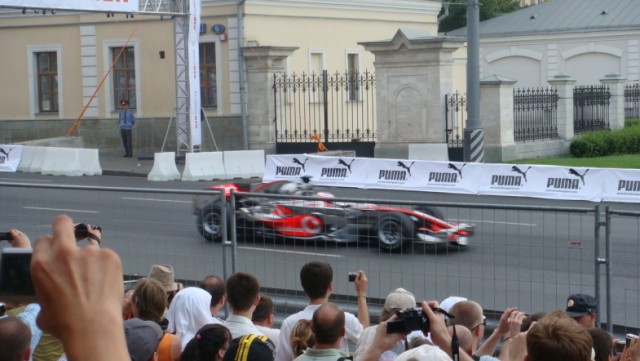 Bavaria Moscow City Racing 2010 - заезды и аварии