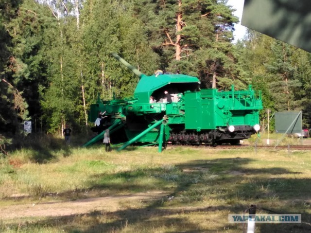 Артиллерийские гиганты СССР на железных дорогах