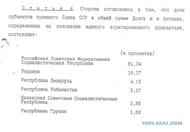 Сели на шею, или Хроника украинского иждивенчества. 14 февраля 1992 года Россия и Украина подписали в Минске протокол о дипотношениях.