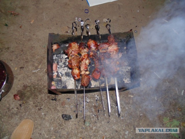 Шашлык на квасе.