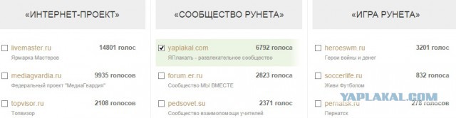 ЯП получил Премию Рунета 2015