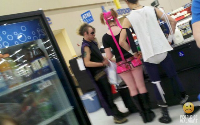 Экстравагантные покупатели Walmart