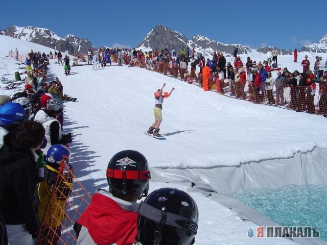 Snowbord: Прыжки через воду