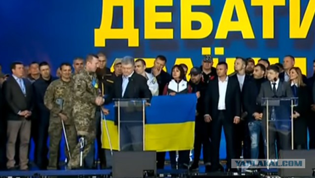Зеленский и Порошенко: дебаты с переводом на русский язык | LIVE