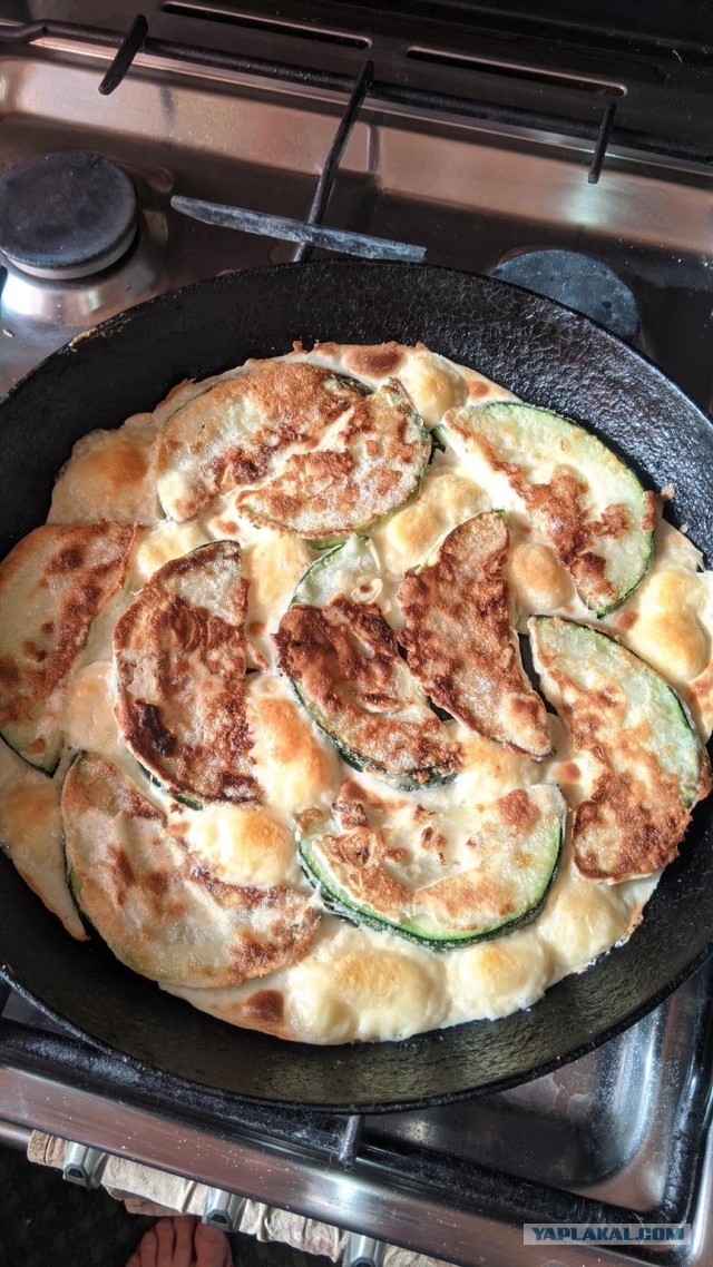 Жареный кабачок.