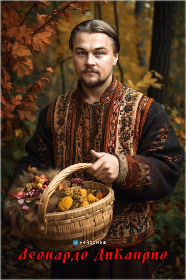 Джонни Депп обнимает березу, а Гарри Поттер скучает в деревенской хате - нейросеть перенесла мировых знаменитостей в Россию