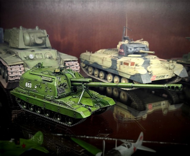 Рукоделия пост. 2П25 ЗРК 2К12 "Куб" SAM - 6 от Trumpeter