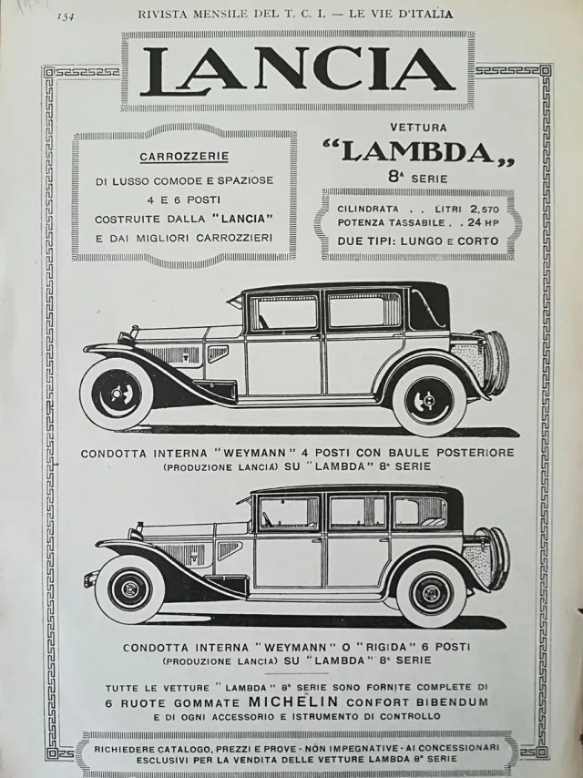 1928 Lancia Lambda. Автопятница №75