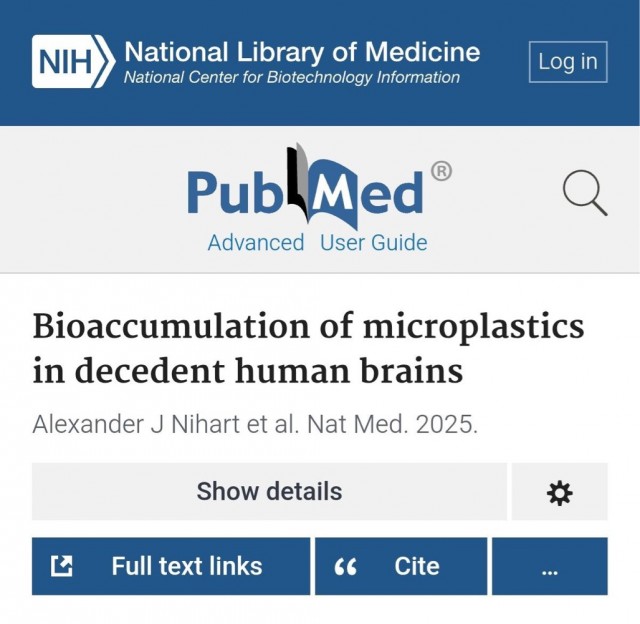 Микропластик убивает ваш мозг