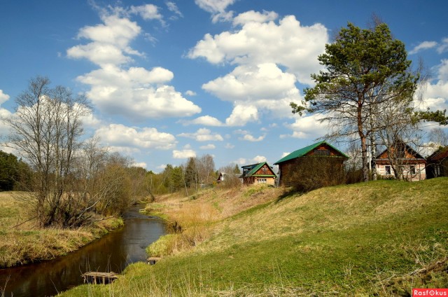 Начало весны в деревне