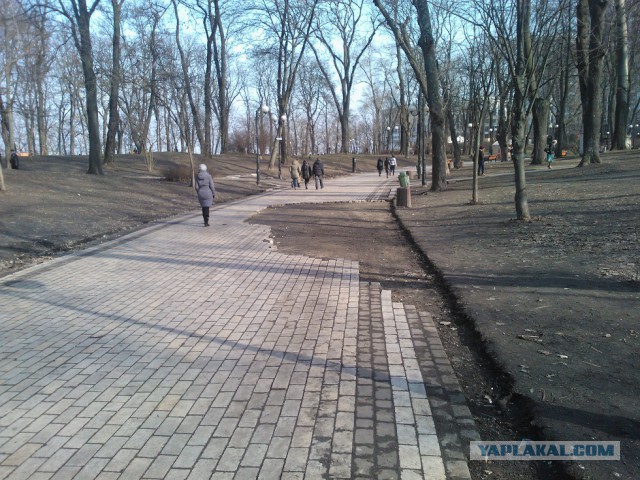 Мариинский парк и ул. Грушевского 26.02.14