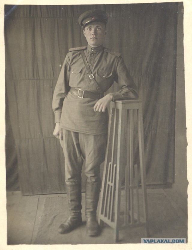 Мой дед, участник парада победы в 1945ом.