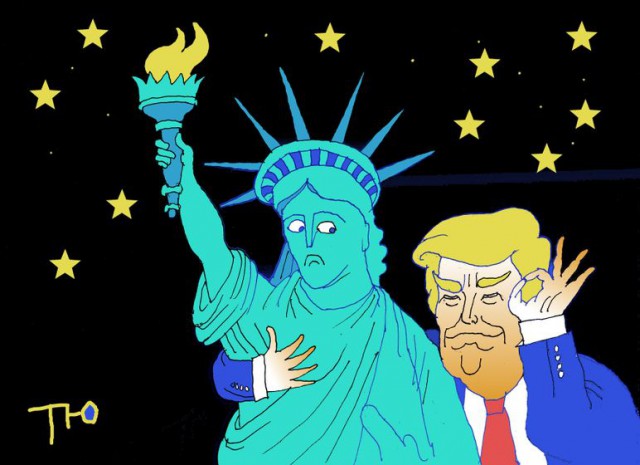 15 карикатур про нового президента США