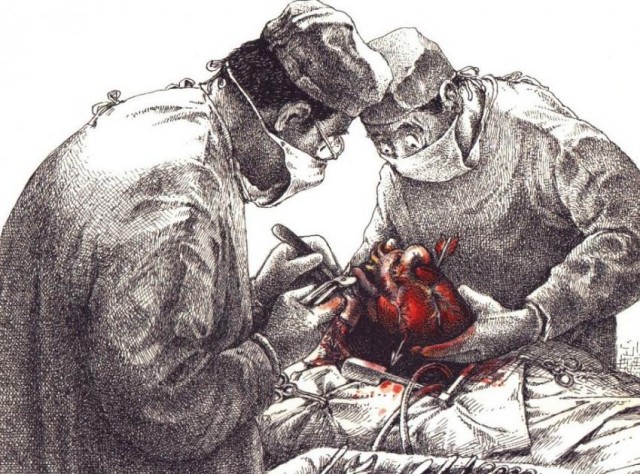 Хирург карандашом рисунок