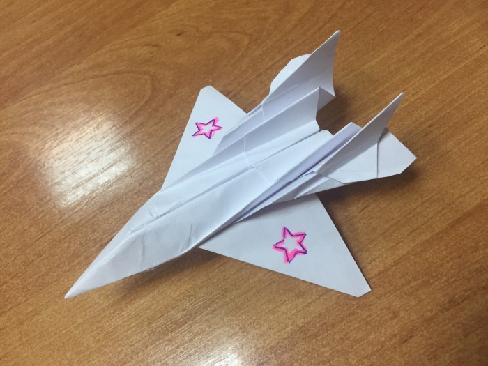 Су-35 из бумаги