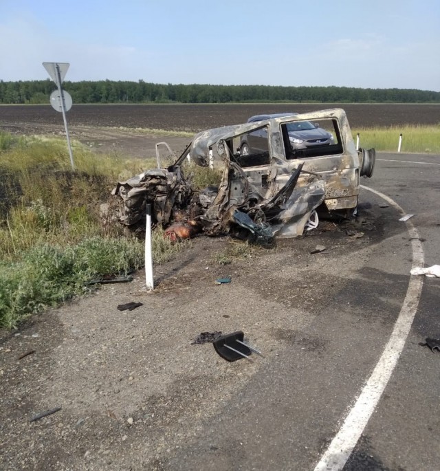 ДТП на 390 км трассы Иртыш