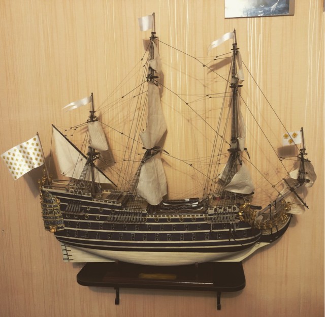 Постройка модели линкора Santisima Trinidad