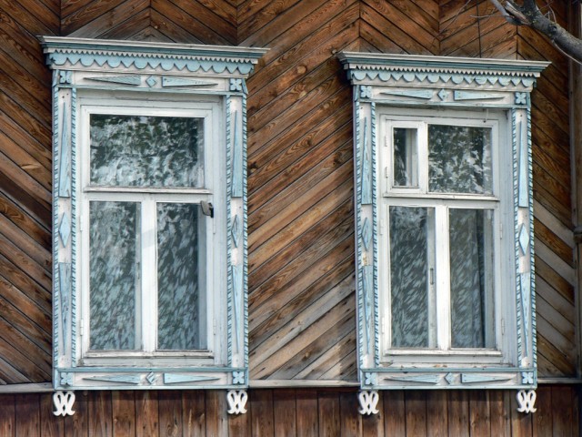 г.Семёнов. Наличники на окна (82 фото)