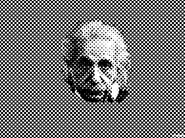Черно-белый портрет