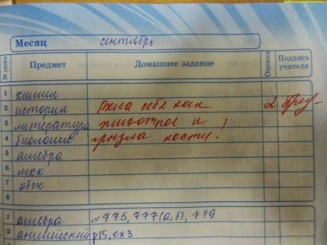 Веселые записки, надписки, приписки