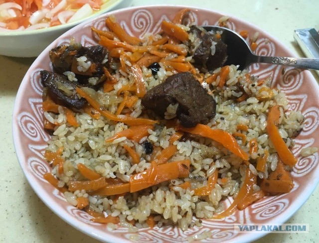 Каша рисовая с мясом