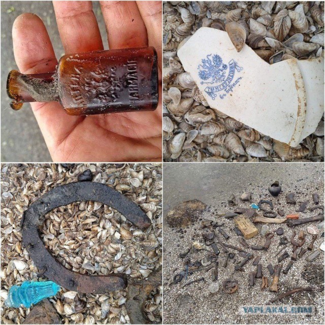 Находки на дне.