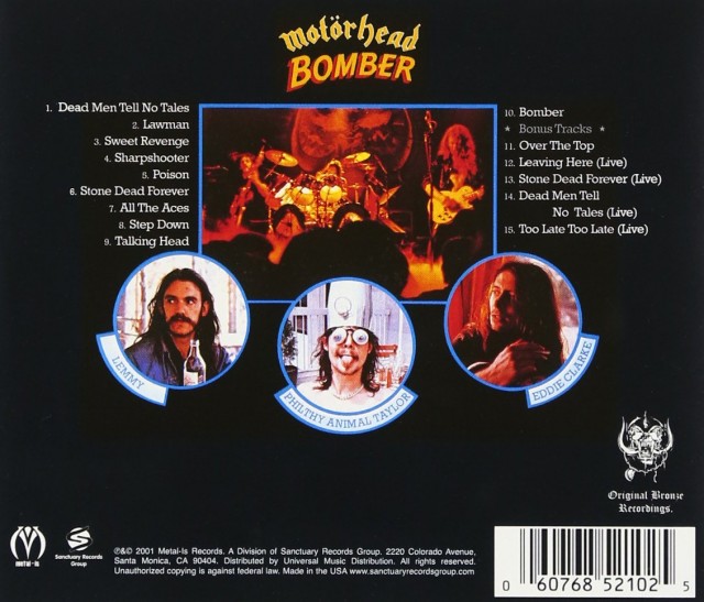 Музыка и музыканты: Motörhead «Overkill» + «Bomber»