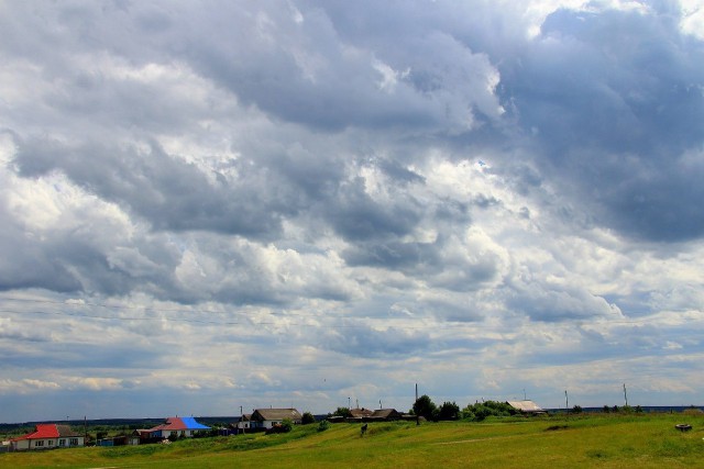 Летом в деревне