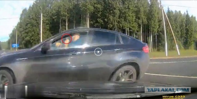 Очередной нарушитель на БМВ