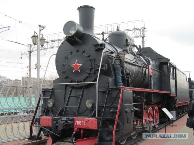 Музей паровозов в Москве.
