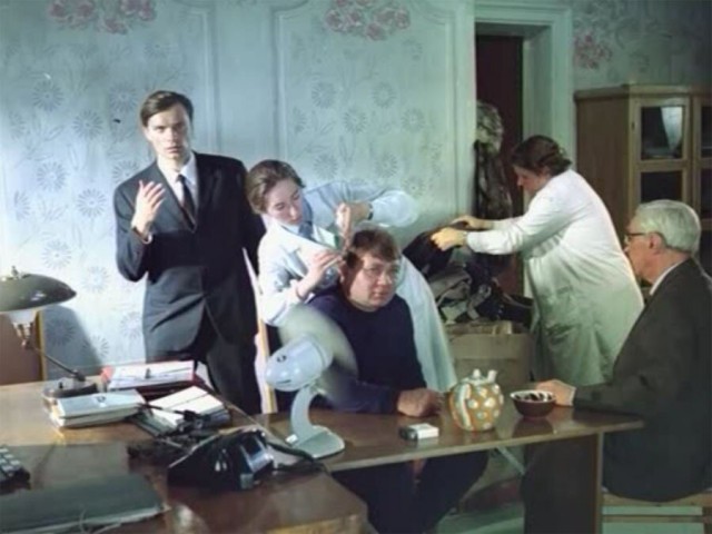 Редкие кадры со съемок великой комедии 1971 года "Джентльмены удачи"