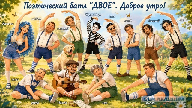 Двое, поэтический батл