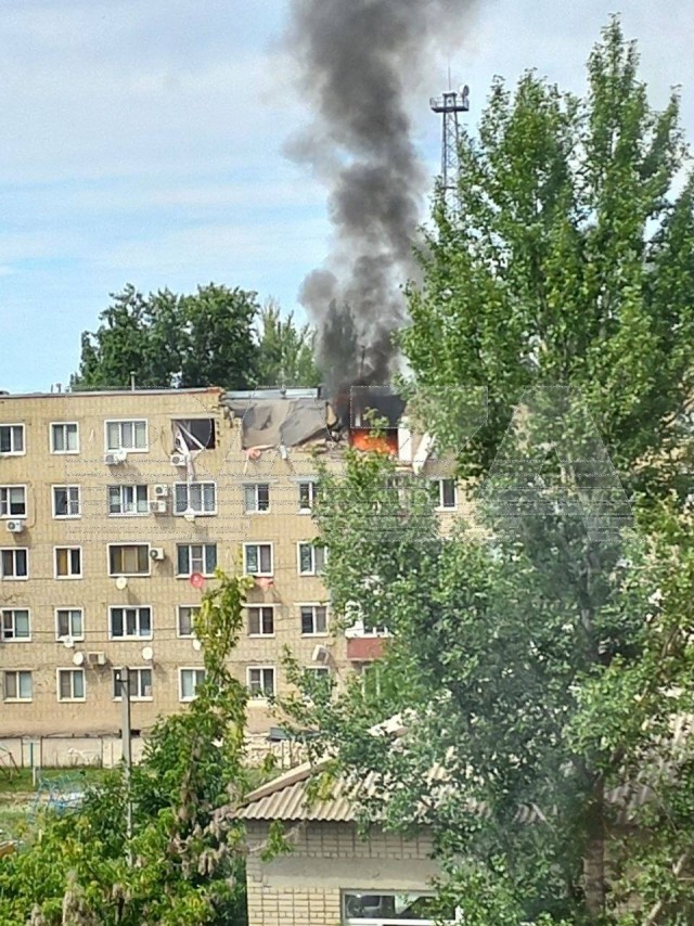 Взрыв в пятиэтажном доме в городе Ершове Саратовской области.