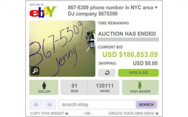 Самые дорогостоящие лоты интернет-аукциона Ebay