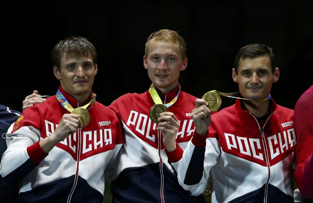 Полный комплект олимпийских медалей для России