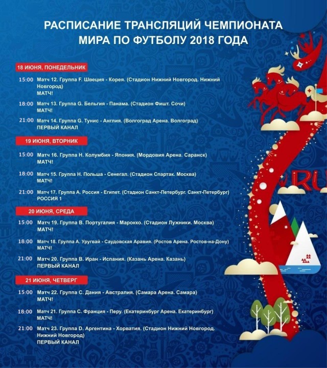 Чемпионат Мира по футболу.Россия 2018.