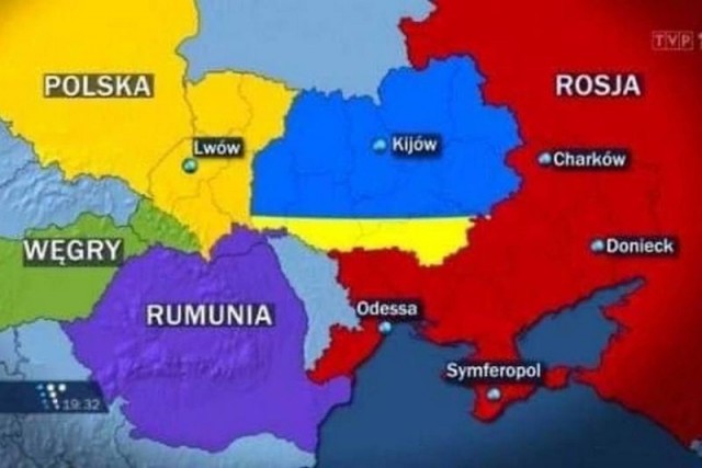 Украинский чиновник сказал,что Россия пытается разделить Украину на две части