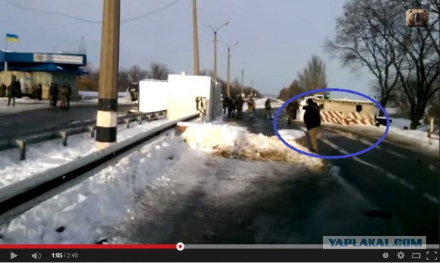 Видео разрыва градов.