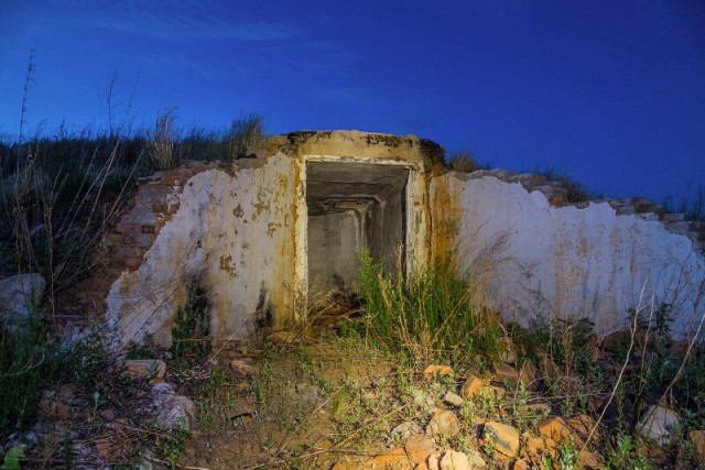 Взорванный в 70-х комплекс группового старта ядерных ракет 551-го РП