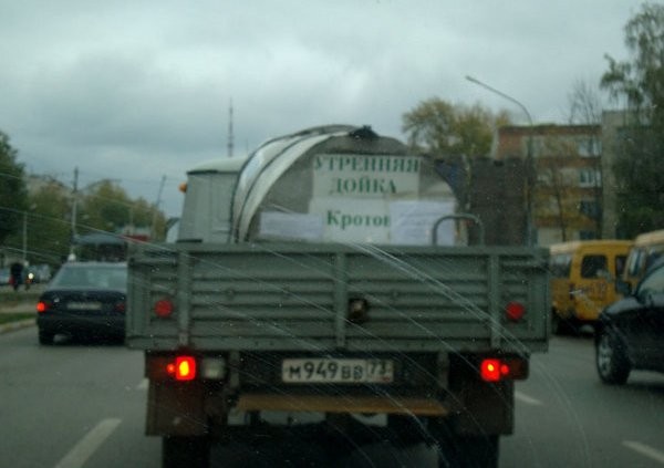 ГоворЯт - где-то уже кротов доЯт