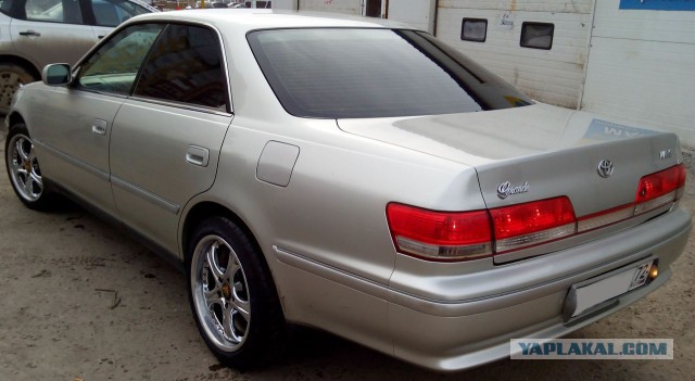 Погоня ДПС за пьяным кондитером на Toyota Mark II