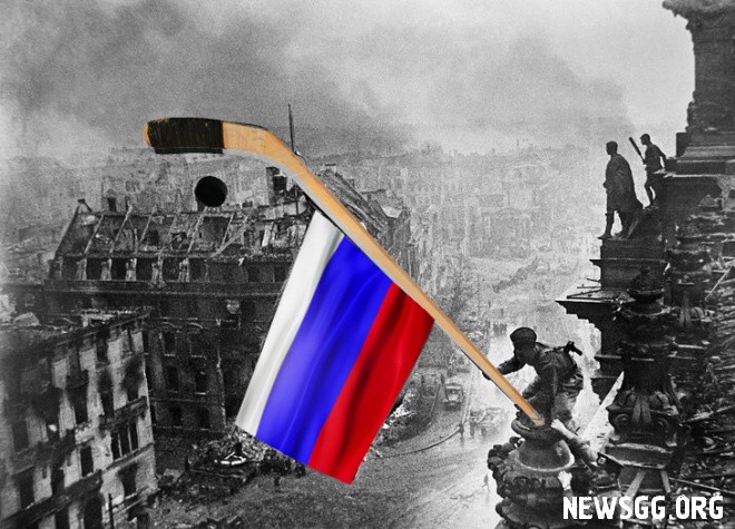 Сборная России выиграла у сборной Германии, 4-3