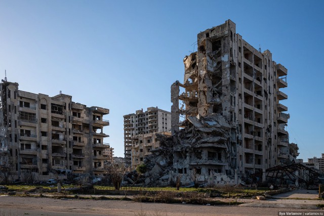 Сирия, разрушенная войной: Дамаск и Хомс