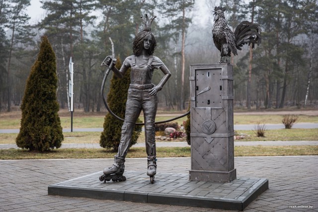Какие скульптуры белорус делает из металлолома