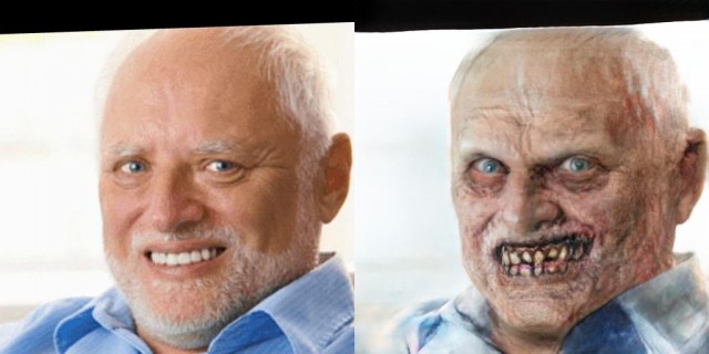 Make Me A Zombie! Нейросеть превратит Вас в зомби