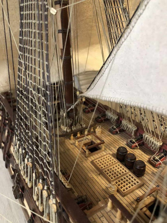 Постройка модели линкора Santisima Trinidad