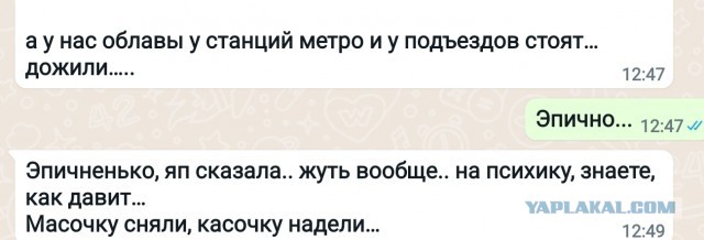 В Москве зафиксированы  “повесточные облавы” у станций метро.