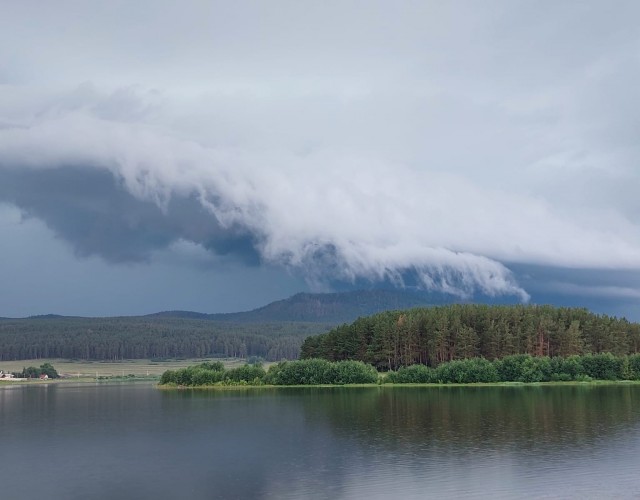 Уральские пейзажи в районе реки Реж