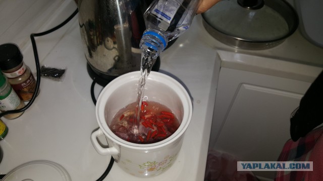 Две половинки сердца китайской свиньи.
